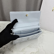 Bagsaaa My Dior Mini Bag Ice Blue Cannage Lambskin - 21cm - 3