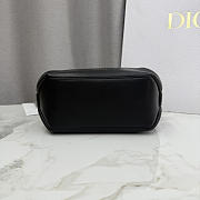 Bagsaaa Dior Bow Pouch Black Supple Lambskin - 20cm - 4