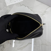 Bagsaaa Dior Bow Pouch Black Supple Lambskin - 20cm - 3