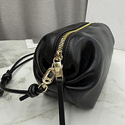 Bagsaaa Dior Bow Pouch Black Supple Lambskin - 20cm - 2