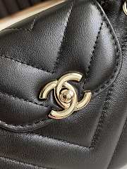 Bagsaaa Chanel Spring Summer 2026 Mini Shopping Bag AS4416 Black - 19cm - 4