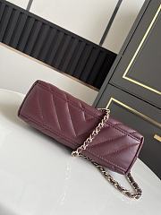 Bagsaaa Chanel Spring Summer 2026 Mini Shopping Bag AS4416 Burgundy - 19cm - 2