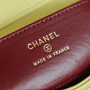 Bagsaaa Chanel Spring Summer 2026 Clutch with Leather Strap AP5068 yellow - 17cm - 4