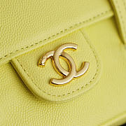 Bagsaaa Chanel Spring Summer 2026 Clutch with Leather Strap AP5068 yellow - 17cm - 3