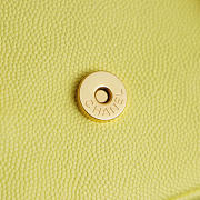 Bagsaaa Chanel Spring Summer 2026 Clutch with Leather Strap AP5068 yellow - 17cm - 2