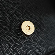 Bagsaaa Chanel Spring Summer 2026 Clutch with Leather Strap AP5068 black - 17cm - 3