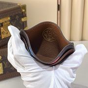 Bagsaaa 2026 Collection LV M28284 Double Card Holder Chocolate - 11cm - 3