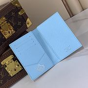 Bagsaaa 2026 Collection LV M28040 Passport Cover Blueberry - 14cm - 2