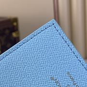 Bagsaaa 2026 Collection LV M28040 Passport Cover Blueberry - 14cm - 3