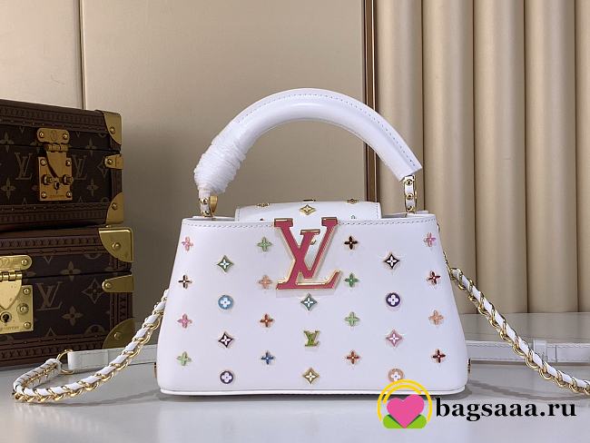 Bagsaaa 2026 Collection M27636 LV x TM Capucines East-West Mini - 22 x 12 x 8 cm - 1