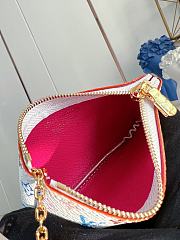 Bagsaaa M28388 LV x TM Key Pouch Multicolor/White - 12cm - 2