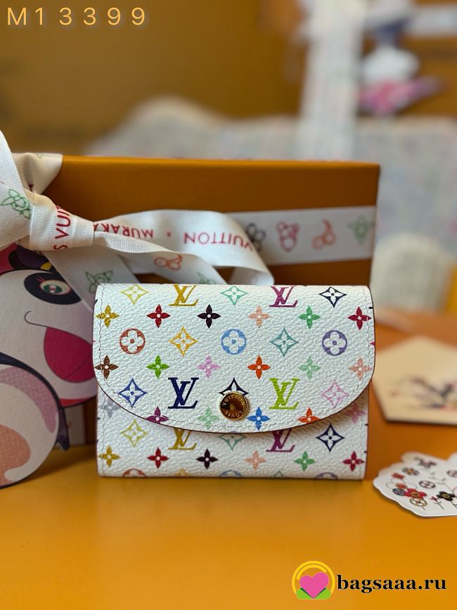 Bagsaaa M13399 LV x TM Rosalie Wallet Multicolored - 11cm - 1