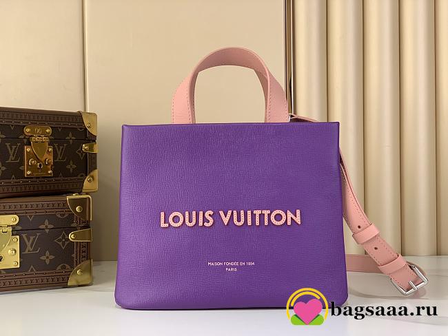 Bagsaaa 2026 Collection M27969 Mini Shopper Tote Bag Purple - 26cm - 1