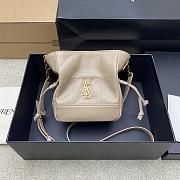 Bagsaaa YSL JAMIE mini shoulder pouch in lambskin 859174 beige - 15.5cm - 1