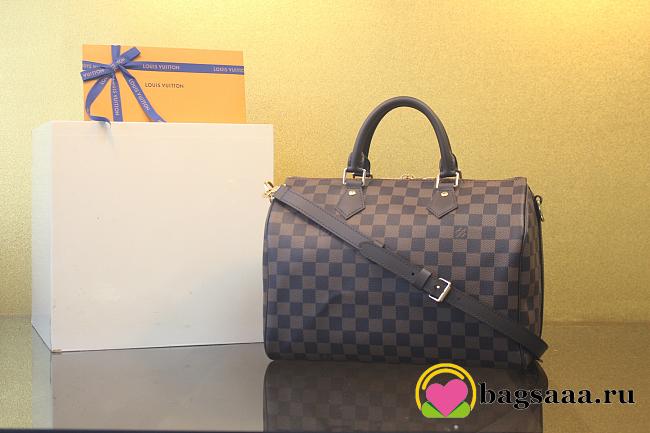 Bagsaaa LV N40590 Speedy Bandoulière 30 Damier Ebene - 30cm - 1