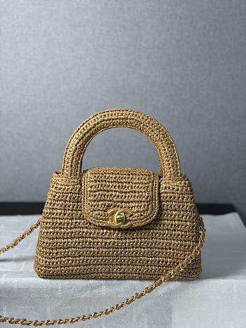 Bagsaaa Chanel Cruise 2025/26 Mini Shopping Bag AS4416 beige - 19cm