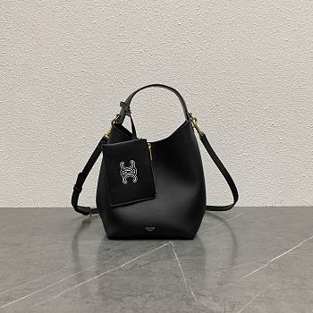 Bagsaaa Celine Small Hobo In Supple Smooth Calfskin black - 31cm