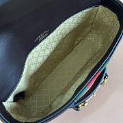 Bagsaaa Gucci Horsebit 1955 small shoulder bag 866762 dark brown - 21cm - 2