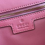 Bagsaaa Gucci GG Marmont medium shoulder bag 837267 pink - 26cm - 3