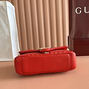 Bagsaaa Gucci GG Marmont medium shoulder bag 837267 Red - 26cm - 3