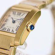 Bagsaaa Cartier Cartier Tank Française gold watch - 4