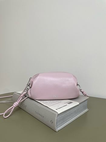 Bagsaaa Dior Bow Pouch Rose Songe Supple Lambskin - 20cm
