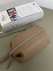 Bagsaaa Dior Bow Pouch Camel Supple Lambskin - 20cm - 4
