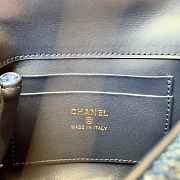 Bagsaaa Chanel Clutch with chain AP4244 Blue Washed Denim - 14.5cm - 2