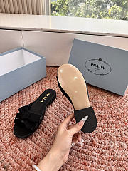 Bagsaaa Prada Bow Slide Sandals black - 2