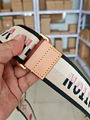 Bagsaaa LV M26926 Bandoulière strap Black/Creme - 116cm - 3