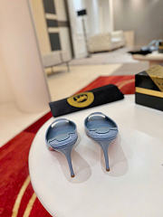 Bagsaaa Christian Louboutin Miss Z Mule 100 mm blue patent - 3