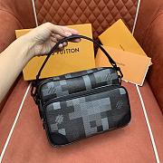 Bagsaaa LV M14988 Icon Nil Messenger Bag Damoflage Black - 25cm - 1