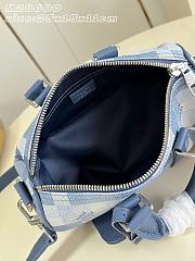 Bagsaaa New Collection 2026 LV M28600 Keepall Bandoulière Bag Indigo Blue - 25cm - 3