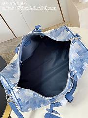 Bagsaaa LV M28842 Keepall Bandoulière 50 Denim Blue - 50cm - 4