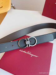 Bagsaaa Ferragamo Reversible and adjustable Gancini belt 3.5cm - 3