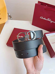 Bagsaaa Ferragamo Reversible and adjustable Gancini belt 3.5cm - 2