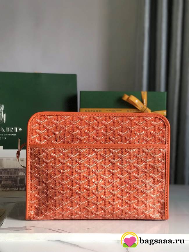 Bagsaaa Goyard Jouvence GM Toiletry Bag orange - 29.5 cm - 1