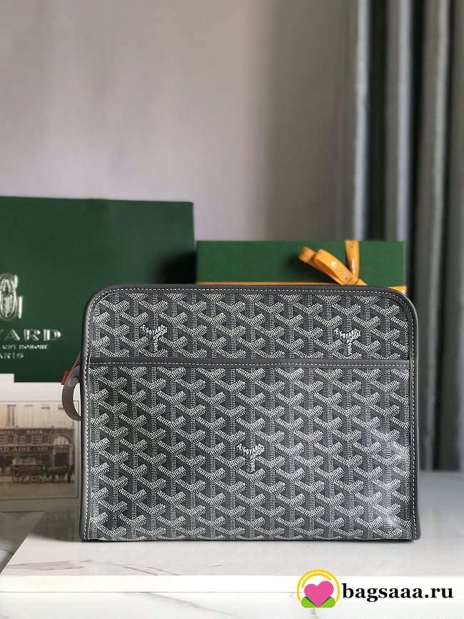 Bagsaaa Goyard Jouvence GM Toiletry Bag gray - 29.5 cm - 1