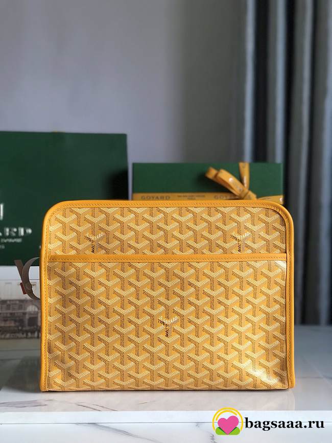 Bagsaaa Goyard Jouvence GM Toiletry Bag yellow - 29.5 cm - 1