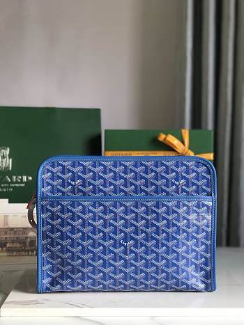 Bagsaaa Goyard Jouvence GM Toiletry Bag blue - 29.5 cm