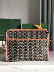 Bagsaaa Goyard Jouvence GM Toiletry Bag black & tan - 29.5 cm - 1