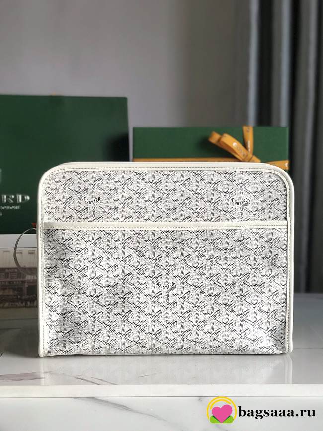 Bagsaaa Goyard Jouvence GM Toiletry Bag white - 29.5 cm - 1