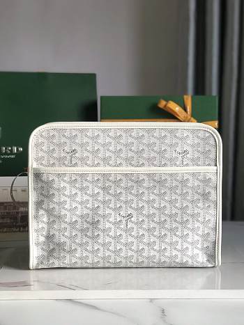 Bagsaaa Goyard Jouvence GM Toiletry Bag white - 29.5 cm