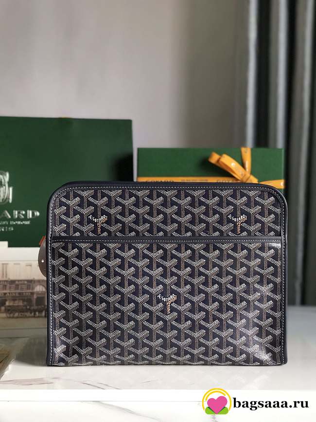 Bagsaaa Goyard Jouvence GM Toiletry Bag navy blue - 29.5 cm - 1
