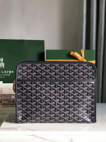 Bagsaaa Goyard Jouvence GM Toiletry Bag navy blue - 29.5 cm