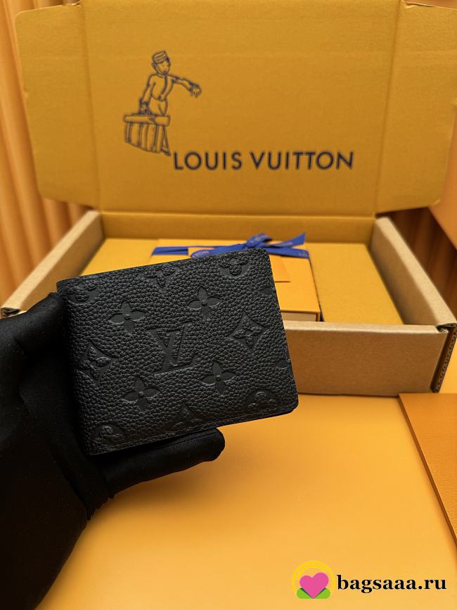 Bagsaaa LV M82072 Multiple Wallet Black - 11.5cm - 1