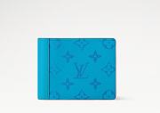 Bagsaaa LV M27648 Multiple Wallet Blue - 11.5cm - 1