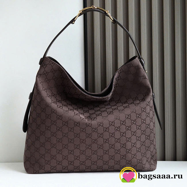 Bagsaaa Gucci Beatrix large tote bag 850546 dark brown - 40cm - 1