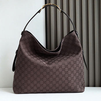 Bagsaaa Gucci Beatrix large tote bag 850546 dark brown - 40cm