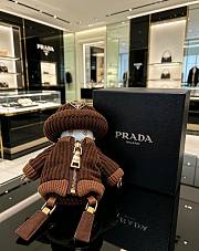 Bagsaaa Prada Soft Robot corduroy keychain charm  - 2